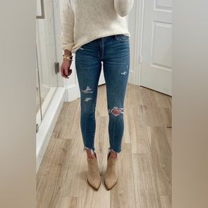 Abercrombie & Fitch The Super Skinny Ankle High Rise